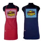 Head Chef Always in Command And Sous Chef Digital Printed Apron